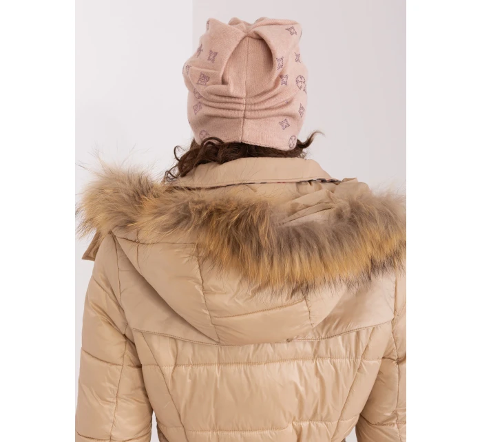 Czapka AT CZ model 19014883 jasny różowy - FPrice