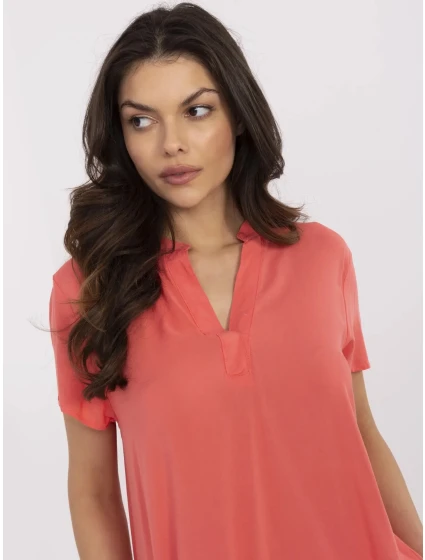 Halenka D73761M11173A korálová Halenka D73761M11173A korálová