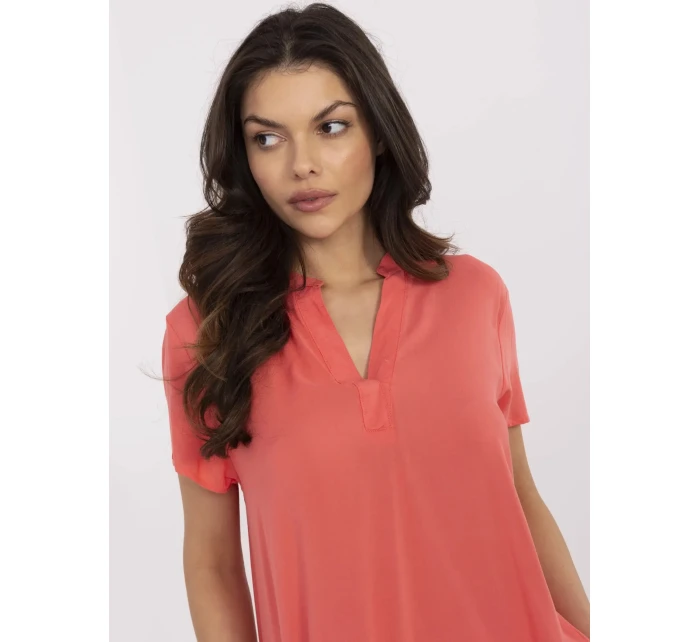 Halenka D73761M11173A korálová Halenka D73761M11173A korálová