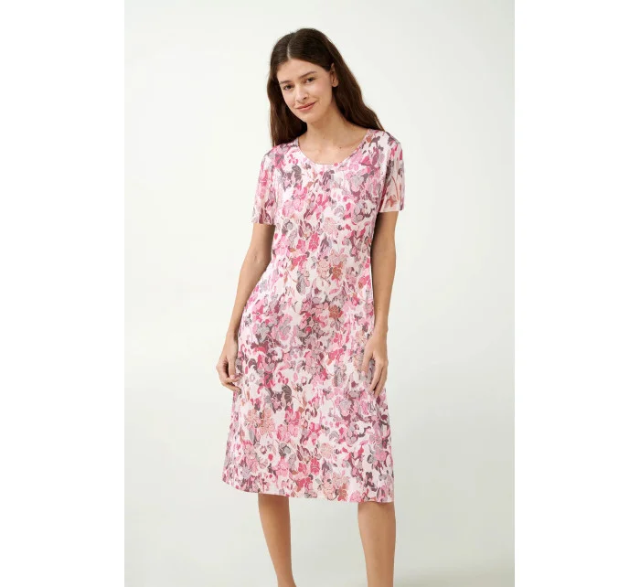 Květinová noční košile model 20794891 růžová - Vamp