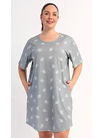 Dámské domácí šaty s krátkým rukávem model 22405476 - Vienetta Dámské domácí šaty s krátkým rukávem model 22405476 - Vienetta