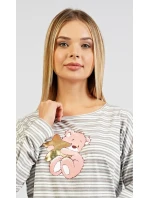 Dámské pyžamo dlouhé Méďa s hvězdou