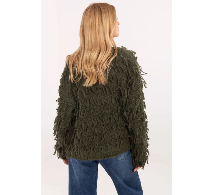 Svetr na zapínání model 217062 Rue Paris Svetr na zapínání model 217062 Rue Paris