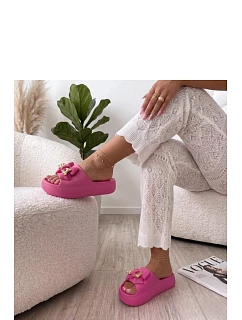 Klapky na platformě model 227254 Solea