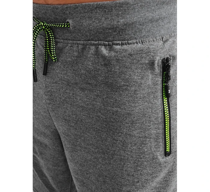 Pánské tmavě šedé teplákové šortky Dstreet model 21968983 - FashionStreet