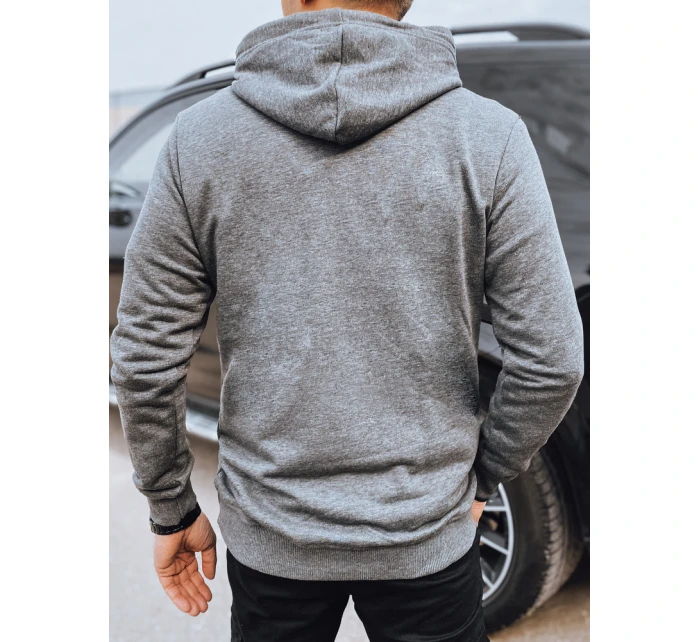Pánská mikina s potiskem v antracitové barvě Dstreet model 21976114 - FashionStreet