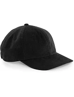 Beechfield B 682 6 panelová kšiltovka "Heritage Cord Cap" 53.0682 black