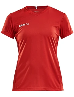 Squad Go Jersey Solid W Dámské sportovní tričko s výstřihem do V model 22469019 bright red - Craft Teamwear