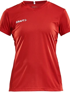 Squad Go Jersey Solid W Dámské sportovní tričko s výstřihem do V model 22469019 bright red - Craft Teamwear