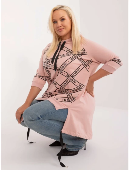 Tunika RV TU model 20190760 ciemny różowy - FPrice Tunika RV TU model 20190760 ciemny różowy - FPrice