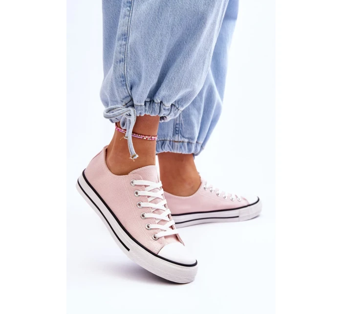 Klasické nízké dámské tenisky Světle růžová Vegas Klasické nízké dámské tenisky Světle růžová Vegas