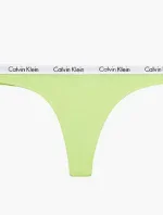 Dámská tanga D1617E LT3 žlutá - Calvin Klein