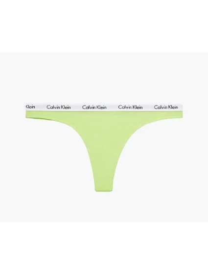 Dámská tanga D1617E LT3 žlutá - Calvin Klein