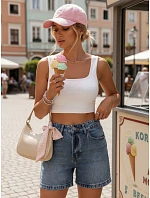 Dámské modré džínové šortky FashionStreet SY0520