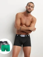 Pánské módní boxerky 3 ks DIM VIBES BOXER 3x - DIM - bílá