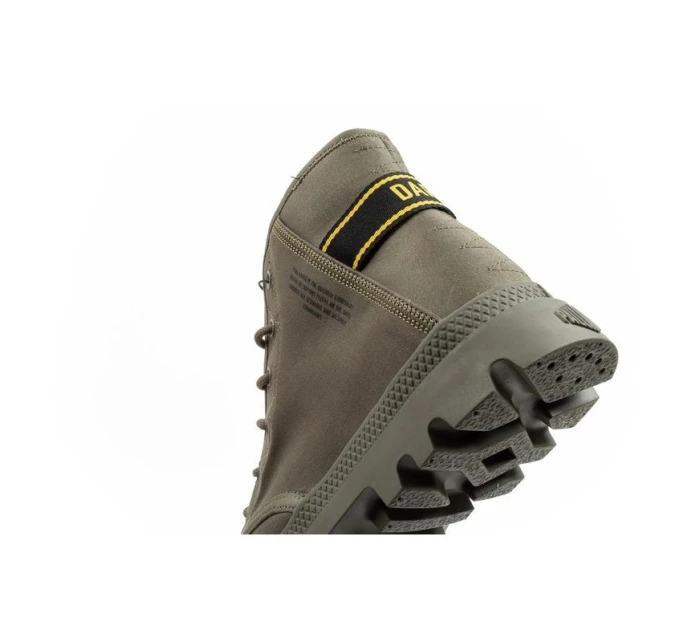 Palladium pánská sportovní obuv Pampa Hi Dare II kotníkové tenisky olivové barvy