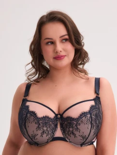 POLOMĚKKÁ MAXI PODPRSENKA AINA ART 1273 NAVY BLUE