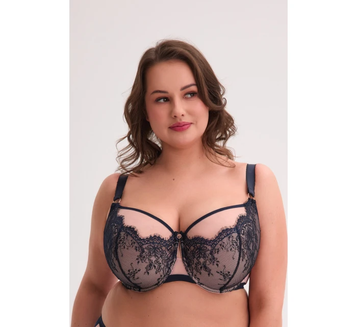 POLOMĚKKÁ MAXI PODPRSENKA AINA ART 1273 NAVY BLUE