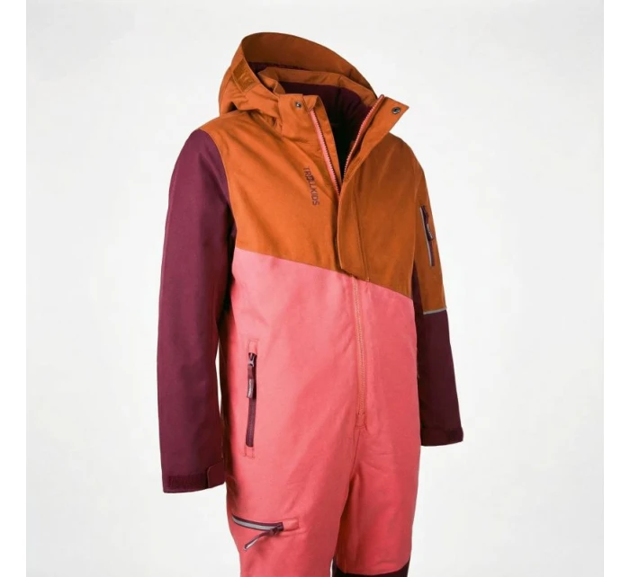 Trollkids Kids Hallingdal Snowsuit zimní fialová/oranžová (350-814)