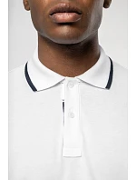 Kariban K 245 Pánské kontrastní piqué polo 20.K245 white/navy/white Kariban K 245 Pánské kontrastní piqué polo 20.K245 white/navy/white