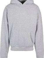 Build your Brand BY 162 Mikina s kapucí z těžké bavlny "Ultra Heavy" 56.0162 heather grey