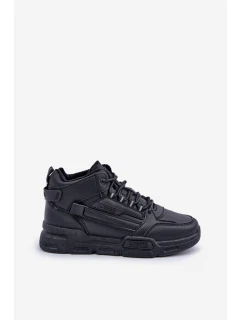 Pánské Tenisky Z Eko Kůže Big Star OO174004 Černé