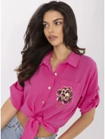 Koszula DHJ KS  fuksjowy model 21129457 - FPrice