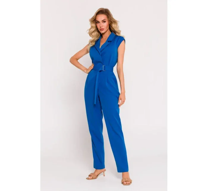 M780 Kombinéza s asymetrickým vzorem - modrá