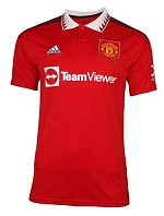 Pánské polo tričko Manchester United H Jsy M H13881 červené - Adidas