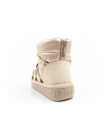 D.Franklin sněhule dámské zimní módní zateplené boty zlaté dámské