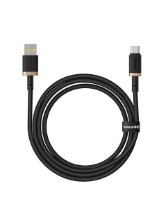 Baseus Dura USB-Type C 60W kabel 1m (černý/zlatý)