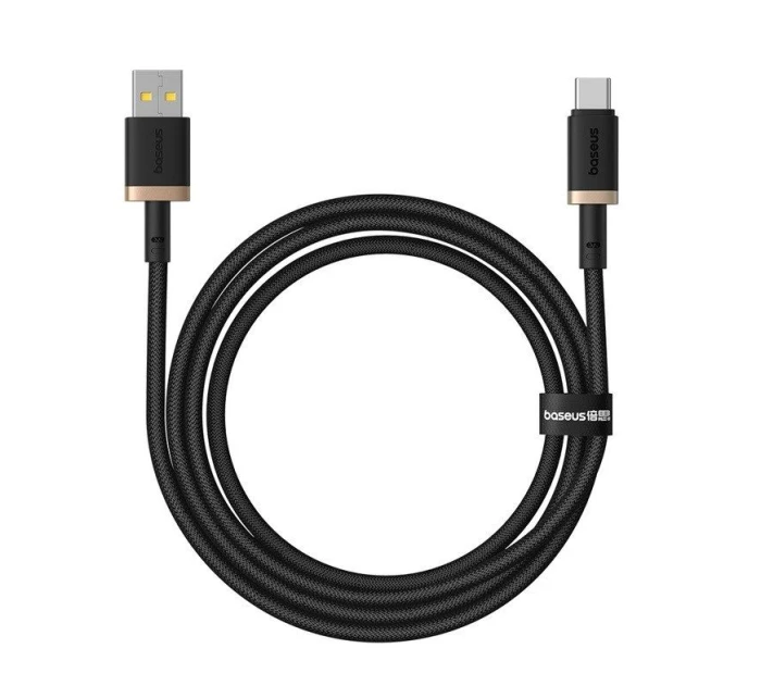 Baseus Dura USB-Type C 60W kabel 1m (černý/zlatý)