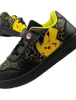Leomil dětské sportovní boty Pokemon lehké tenisky na suchý zip černé