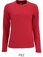 SOL'S Imperial LSL Women Dámské tričko s dlouhým rukávem 25.2075 red SOL'S Imperial LSL Women Dámské tričko s dlouhým rukávem 25.2075 red
