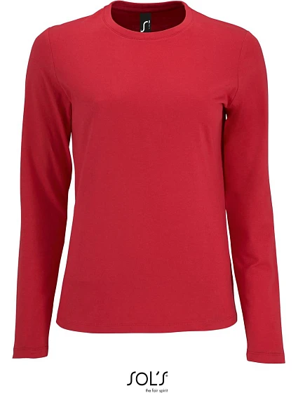 SOL'S Imperial LSL Women Dámské tričko s dlouhým rukávem 25.2075 red SOL'S Imperial LSL Women Dámské tričko s dlouhým rukávem 25.2075 red