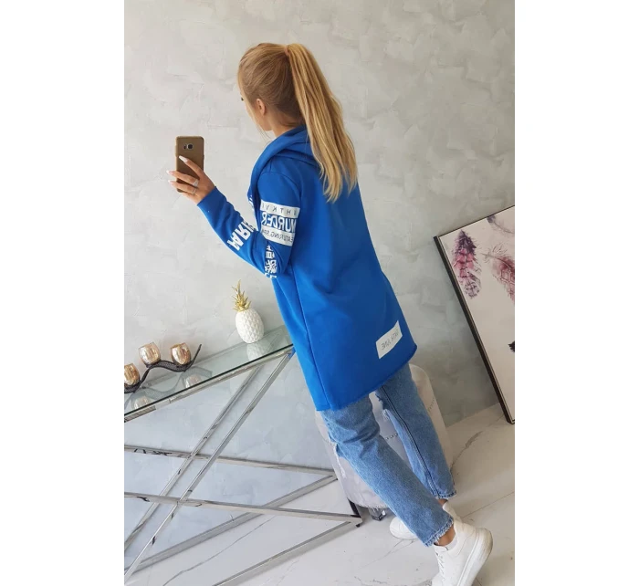 Transparentní chrpová modř