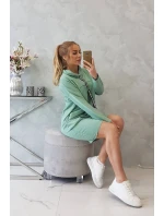 Šaty s kravatou tmavě mátové Šaty s kravatou tmavě mátové