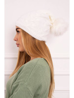 Fleecová čepice Mariola K246 bílá