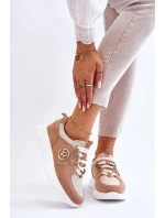 Dámská sportovní obuv na platformě Béžove Aisha Dámská sportovní obuv na platformě Béžove Aisha