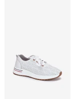 Kožené Lehká Polobotky Dámské model 21691705 Bílé - Artiker