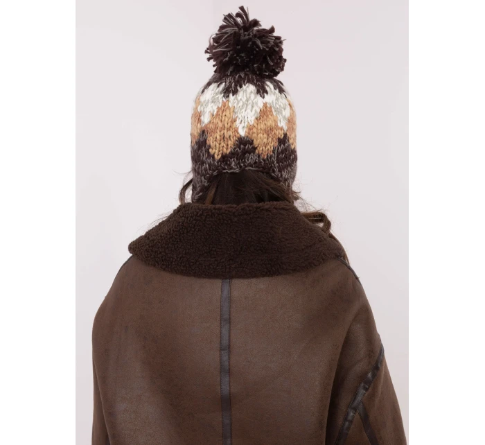 Czapka AT CZ model 20710276 brązowy - FPrice Czapka AT CZ model 20710276 brązowy - FPrice