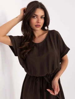 Sukienka MI SK model 21191013 ciemny brązowy - FPrice