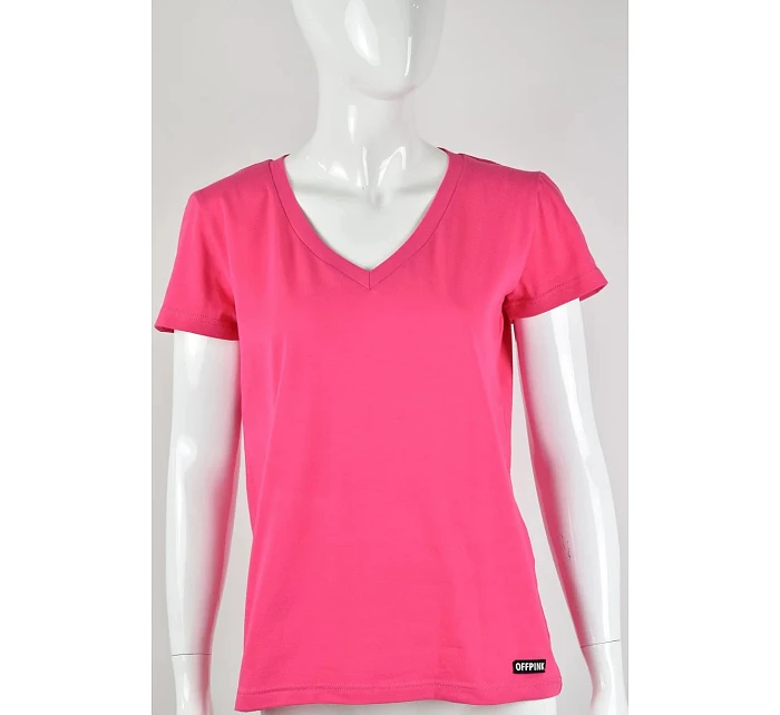 Dámské tričko Serek s krátkým rukávem hnědé - Off Pink