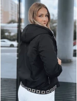 Dámská bunda s kapucí SELENE černá FashionStreet TY3751 Dámská bunda s kapucí SELENE černá FashionStreet TY3751
