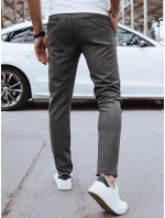 Pánské ležérní tmavě šedé kalhoty model 21977276 - Dstreet Pánské ležérní tmavě šedé kalhoty model 21977276 - Dstreet