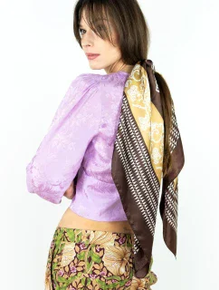 Art Of Polo 20943 Saténová šála Bodhi