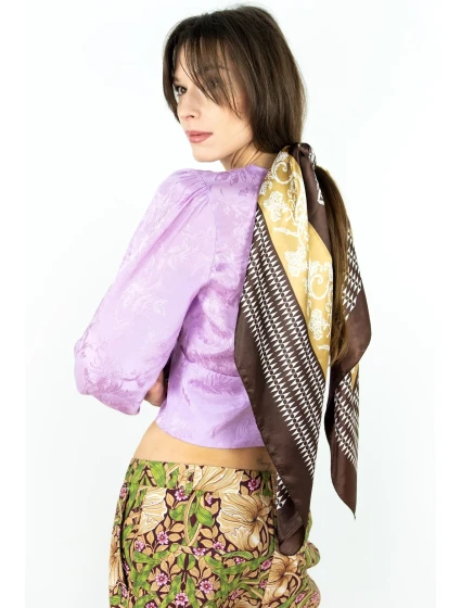 Art Of Polo 20943 Saténová šála Bodhi Art Of Polo 20943 Saténová šála Bodhi