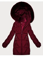 Dámská zimní péřová bunda J Style bordó (16M9275-06) Dámská zimní péřová bunda J Style bordó (16M9275-06)