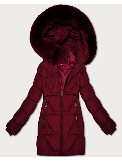Dámská zimní péřová bunda J Style bordó (16M9275-06) Dámská zimní péřová bunda J Style bordó (16M9275-06)