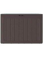 ZAHRADNÍ SKLADOVÝ BOX 190L BRONZOVÝ DŘEVĚNÝ BOX dětské